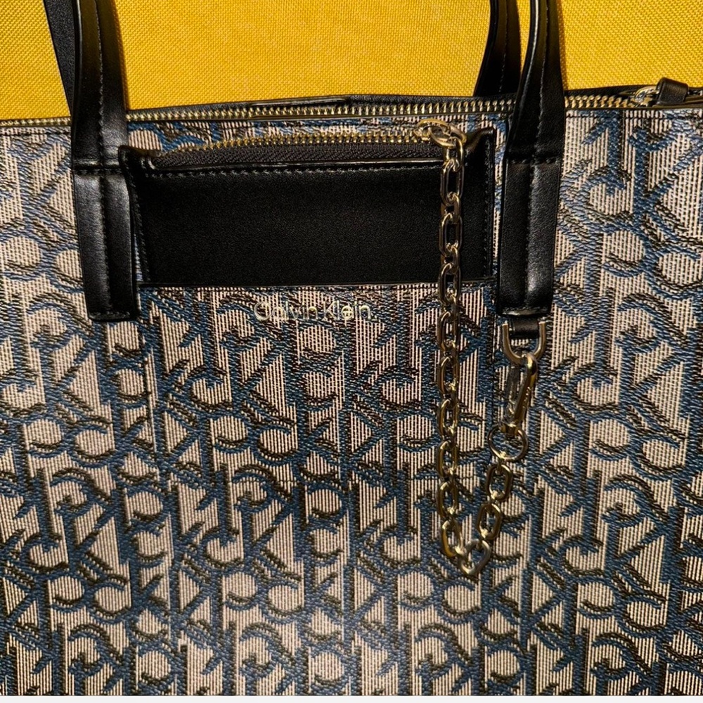 Calvin Klein Leather Multiple Compartment Bag - image 3